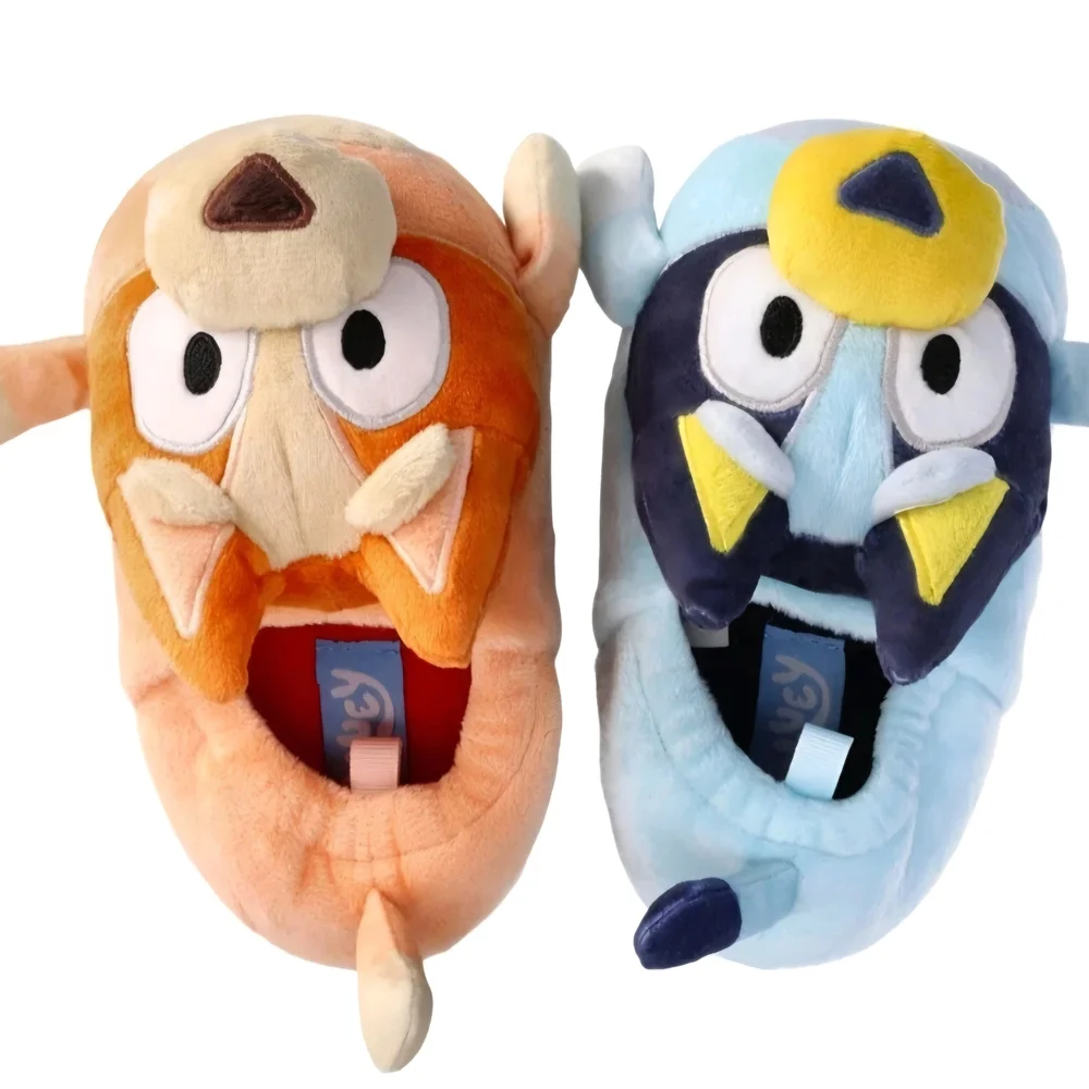 Ground Up Bluey & Bingo Toddler Kids 3D Characters Slippers Size 9/10 New!